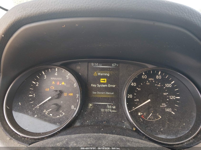 2017 Nissan Rogue VIN KNMAT2MV1HP513855 IAAI salvage auction — LEFT FRONT, Salvage (Pennsylvania), sold $350 on 2026-07-22 (photo 7)