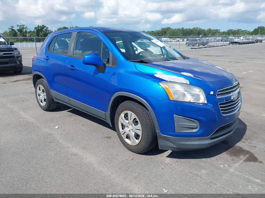 2016 Chevrolet Trax VIN KL7CJKSB8GB702079 IAAI salvage auction — NORMAL WEAR, Salvage Title, sold $325 on 2026-07-29 (photo 1)