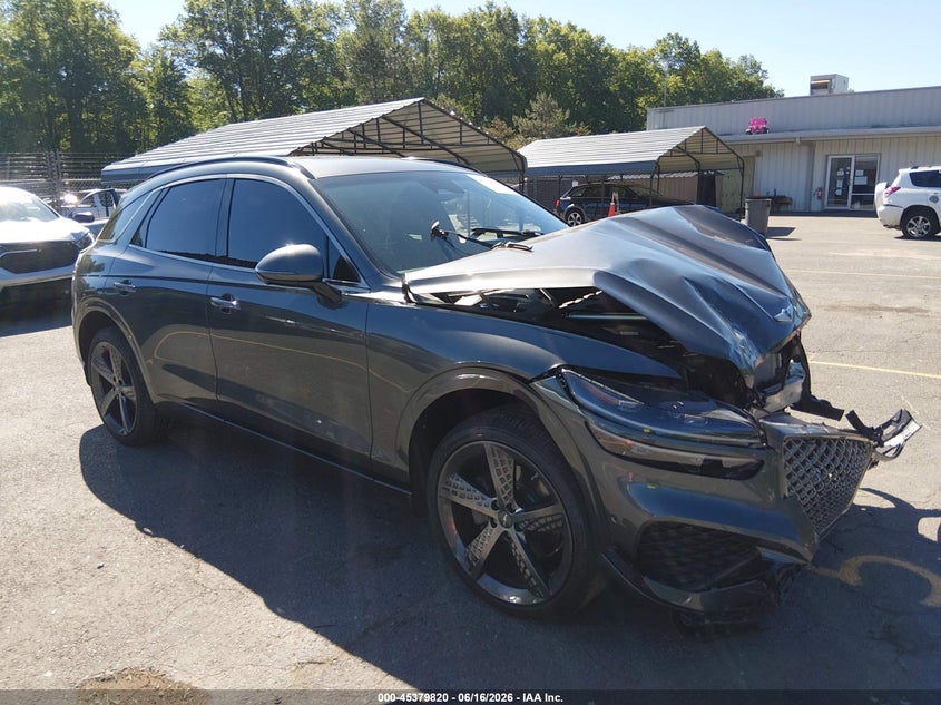 2022 Genesis Gv70 VIN KMUMADTB7NU045615 IAAI salvage auction — FRONT END, Salvage (Connecticut), sold $6,300 on 2026-07-23 (photo 1)
