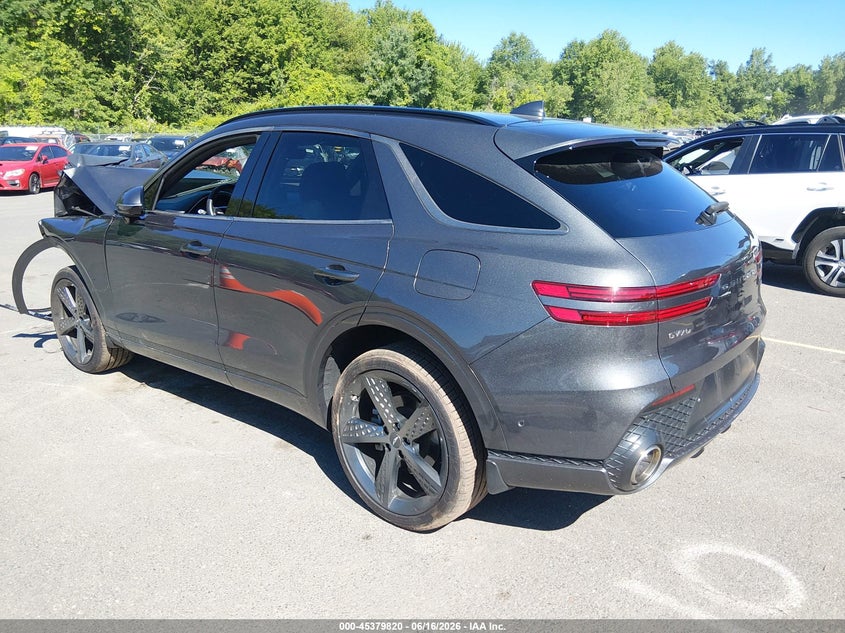 2022 Genesis Gv70 VIN KMUMADTB7NU045615 IAAI salvage auction — FRONT END, Salvage (Connecticut), sold $6,300 on 2026-07-23 (photo 3)