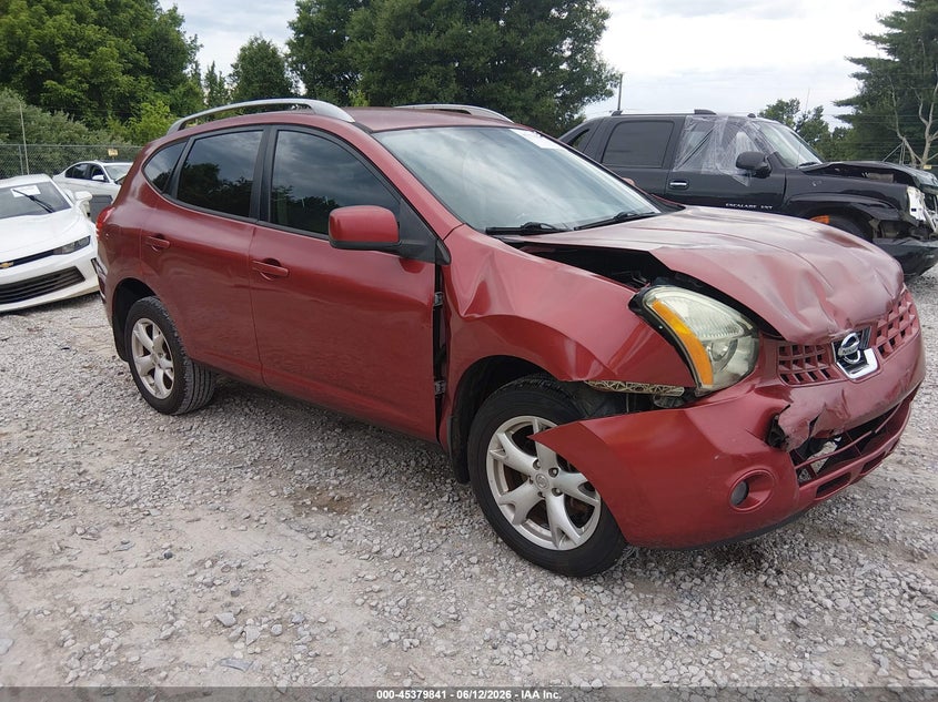 2009 Nissan Rogue VIN JN8AS58TX9W061414 IAAI salvage auction — FRONT END, Salvage (Alabama), sold $25 on 2026-07-06 (photo 1)