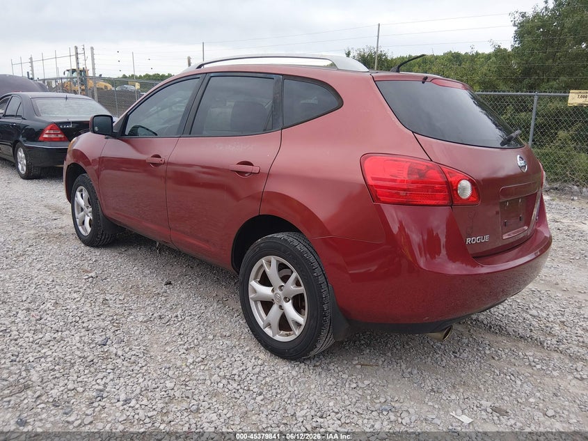 2009 Nissan Rogue VIN JN8AS58TX9W061414 IAAI salvage auction — FRONT END, Salvage (Alabama), sold $25 on 2026-07-06 (photo 3)