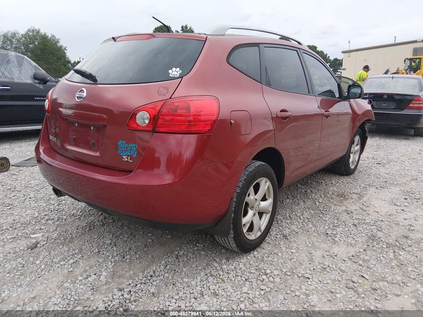 2009 Nissan Rogue VIN JN8AS58TX9W061414 IAAI salvage auction — FRONT END, Salvage (Alabama), sold $25 on 2026-07-06 (photo 4)