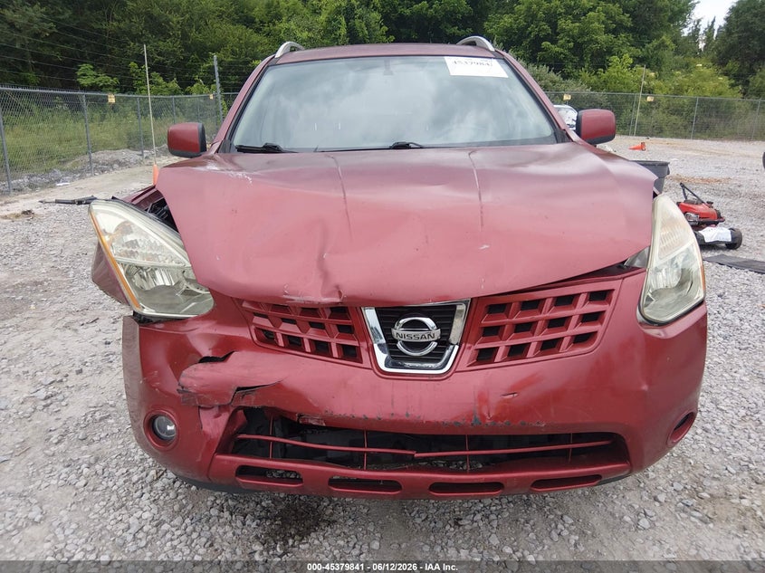 2009 Nissan Rogue VIN JN8AS58TX9W061414 IAAI salvage auction — FRONT END, Salvage (Alabama), sold $25 on 2026-07-06 (photo 6)