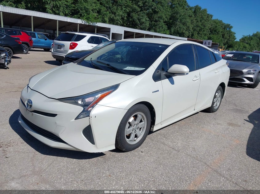 2016 Toyota Prius VIN JTDKBRFU3G3500504 IAAI salvage auction — NORMAL WEAR, Clear (Missouri), sold $3,800 on 2026-07-22 (photo 2)