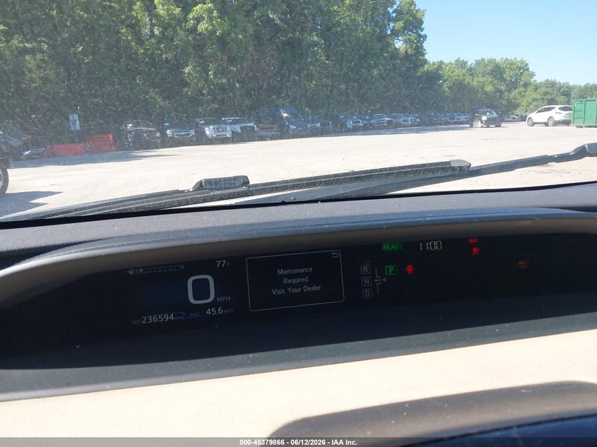 2016 Toyota Prius VIN JTDKBRFU3G3500504 IAAI salvage auction — NORMAL WEAR, Clear (Missouri), sold $3,800 on 2026-07-22 (photo 7)