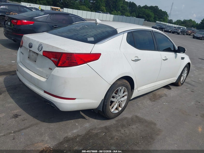 2013 Kia Optima VIN KNAGM4A79D5438141 IAAI salvage auction — NORMAL WEAR, Clear (Georgia), sold $300 on 2026-07-29 (photo 4)