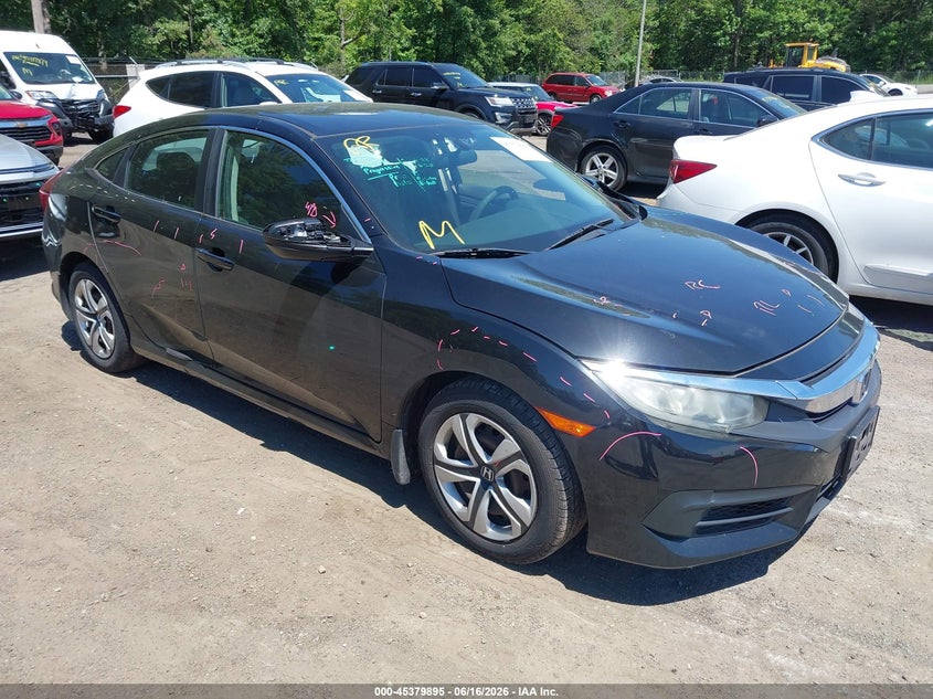2016 Honda Civic VIN 2HGFC2F53GH508423 IAAI salvage auction — SIDE, Salvage - Greater Than 75% (Maryland), sold $1,800 on 2026-07-31 (photo 1)