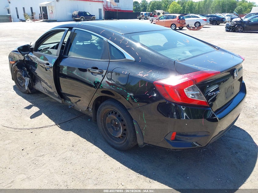 2016 Honda Civic VIN 2HGFC2F53GH508423 IAAI salvage auction — SIDE, Salvage - Greater Than 75% (Maryland), sold $1,800 on 2026-07-31 (photo 3)