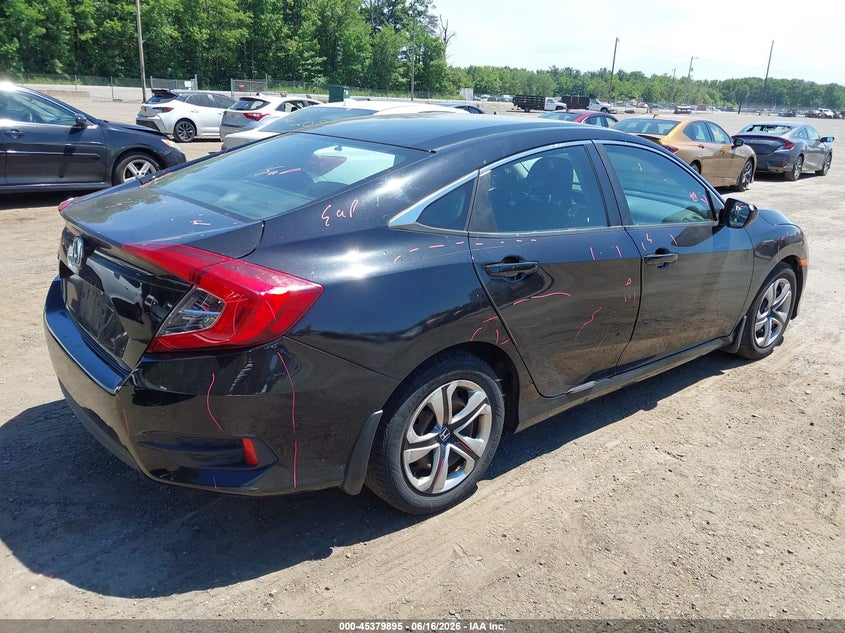 2016 Honda Civic VIN 2HGFC2F53GH508423 IAAI salvage auction — SIDE, Salvage - Greater Than 75% (Maryland), sold $1,800 on 2026-07-31 (photo 4)