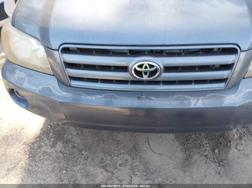 2007 Toyota Highlander VIN JTEEP21A270205264 IAAI salvage auction — NORMAL WEAR, Repossession Paperwork (South Carolina), sold $775 on 2026-07-14 (photo 6)