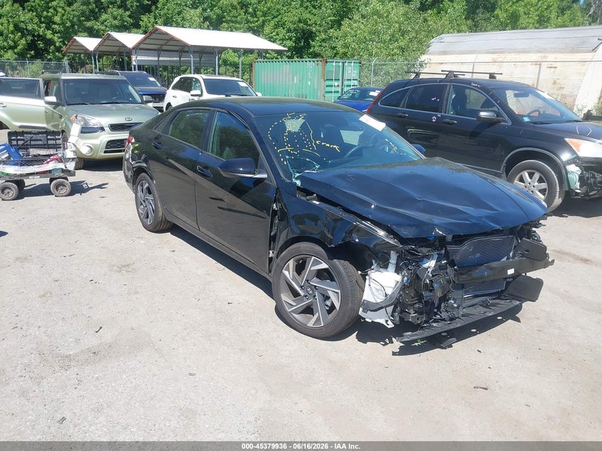 2025 Hyundai Elantra VIN KMHLM4DGXSU066269 IAAI salvage auction — FRONT END, Salvage - 75% Or Less (Maryland), sold $2,050 on 2026-07-28 (photo 1)