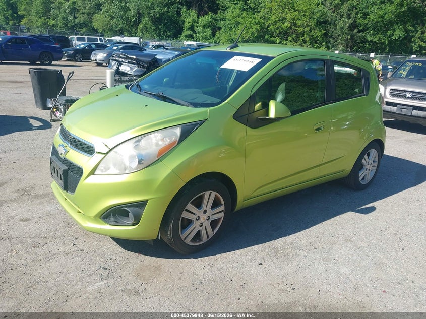 2013 Chevrolet Spark VIN KL8CD6S98DC500260 IAAI salvage auction — NORMAL WEAR, Clear (Maryland), sold $475 on 2026-07-14 (photo 2)