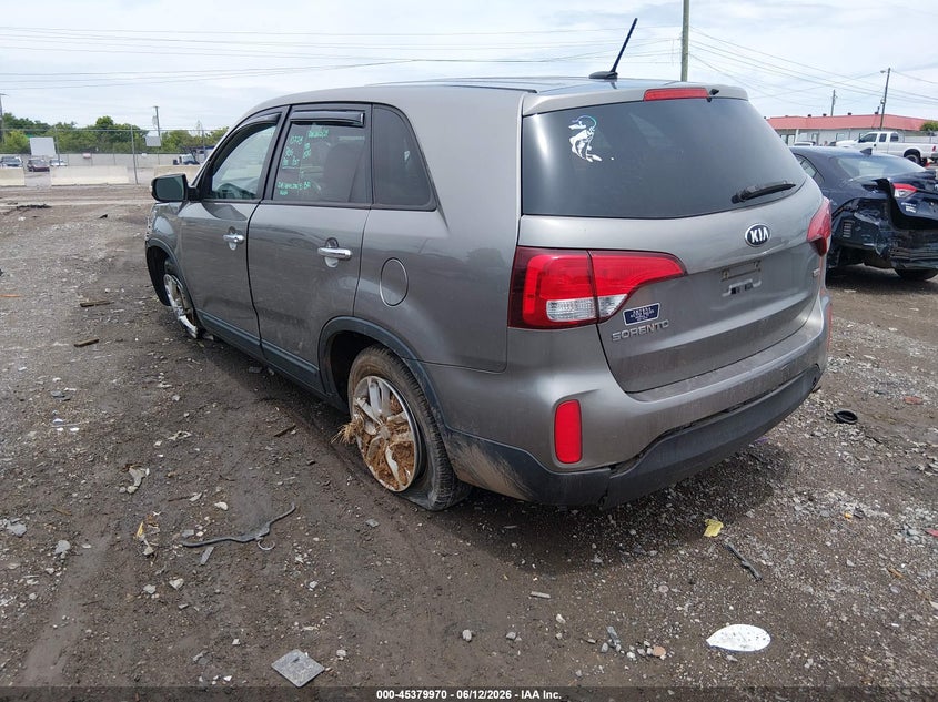 2015 Kia Sorento VIN 5XYKT3A61FG626468 IAAI salvage auction — SUSPENSION, Clear (Tennessee), sold $900 on 2026-07-16 (photo 3)