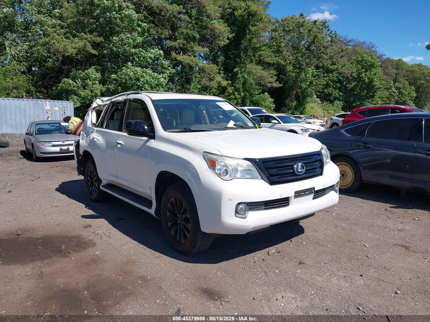 2010 Lexus Gx 460 VIN JTJBM7FX1A5011875 IAAI salvage auction — ROOF, Mv-907A (New York), sold $5,300 on 2026-07-07 (photo 1)