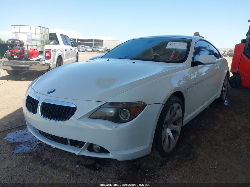 2005 BMW 6 series VIN WBAEH73415B869284 IAAI salvage auction — FRONT END, Clear (Arizona), sold $25 on 2026-07-21 (photo 2)