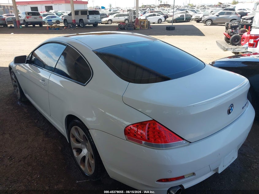 2005 BMW 6 series VIN WBAEH73415B869284 IAAI salvage auction — FRONT END, Clear (Arizona), sold $25 on 2026-07-21 (photo 3)