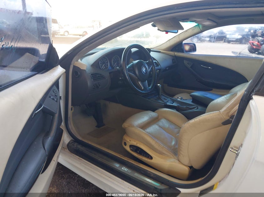 2005 BMW 6 series VIN WBAEH73415B869284 IAAI salvage auction — FRONT END, Clear (Arizona), sold $25 on 2026-07-21 (photo 5)