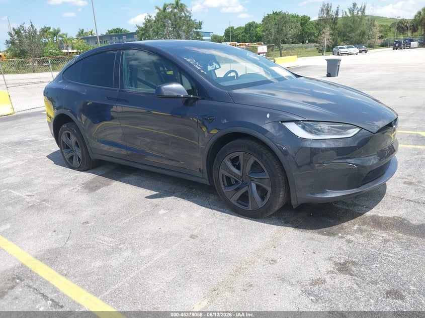 2026 Tesla Model x VIN 7SAXCBE51TF473212 IAAI salvage auction — VANDALISM, Salvage Title, sold $38,250 on 2026-07-23 (photo 1)