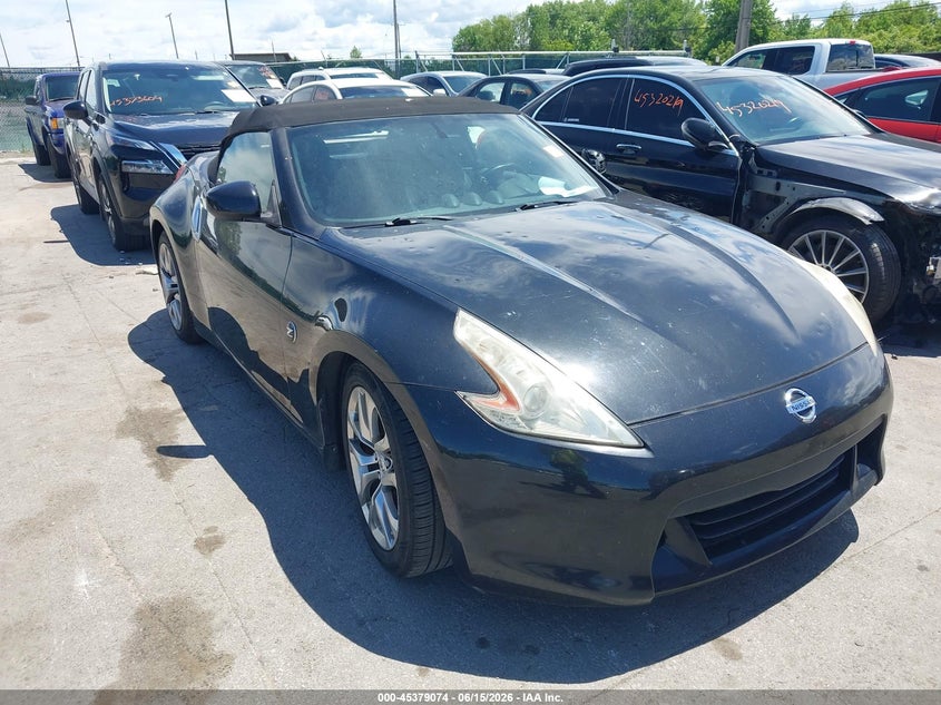 2012 Nissan 370z VIN JN1AZ4FH4CM370432 IAAI salvage auction — HAIL, Salvage (Ohio), sold $2,300 on 2026-07-07 (photo 1)