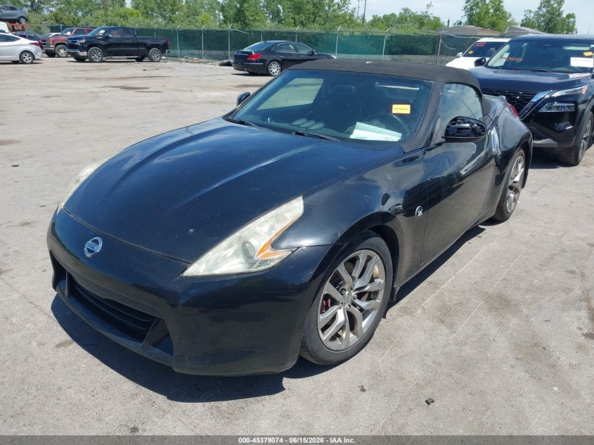 2012 Nissan 370z VIN JN1AZ4FH4CM370432 IAAI salvage auction — HAIL, Salvage (Ohio), sold $2,300 on 2026-07-07 (photo 2)