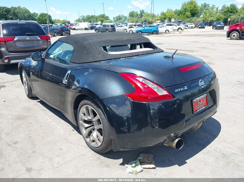 2012 Nissan 370z VIN JN1AZ4FH4CM370432 IAAI salvage auction — HAIL, Salvage (Ohio), sold $2,300 on 2026-07-07 (photo 3)