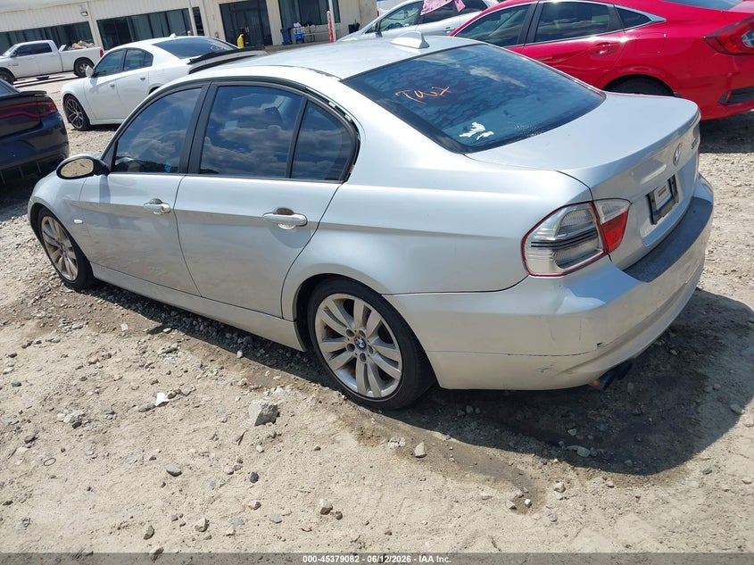 2007 BMW 3 series VIN WBAVA375X7NL17283 IAAI salvage auction — NORMAL WEAR, Repossession Paperwork (Georgia), sold $350 on 2026-07-16 (photo 3)