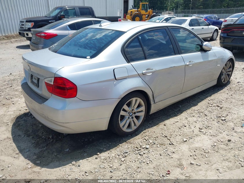 2007 BMW 3 series VIN WBAVA375X7NL17283 IAAI salvage auction — NORMAL WEAR, Repossession Paperwork (Georgia), sold $350 on 2026-07-16 (photo 4)