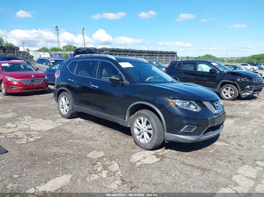 2015 Nissan Rogue VIN KNMAT2MTXFP500727 IAAI salvage auction — SIDE, Salvage (Pennsylvania), sold $1,225 on 2026-07-17 (photo 1)