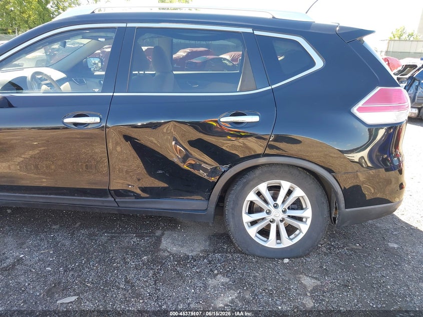 2015 Nissan Rogue VIN KNMAT2MTXFP500727 IAAI salvage auction — SIDE, Salvage (Pennsylvania), sold $1,225 on 2026-07-17 (photo 6)