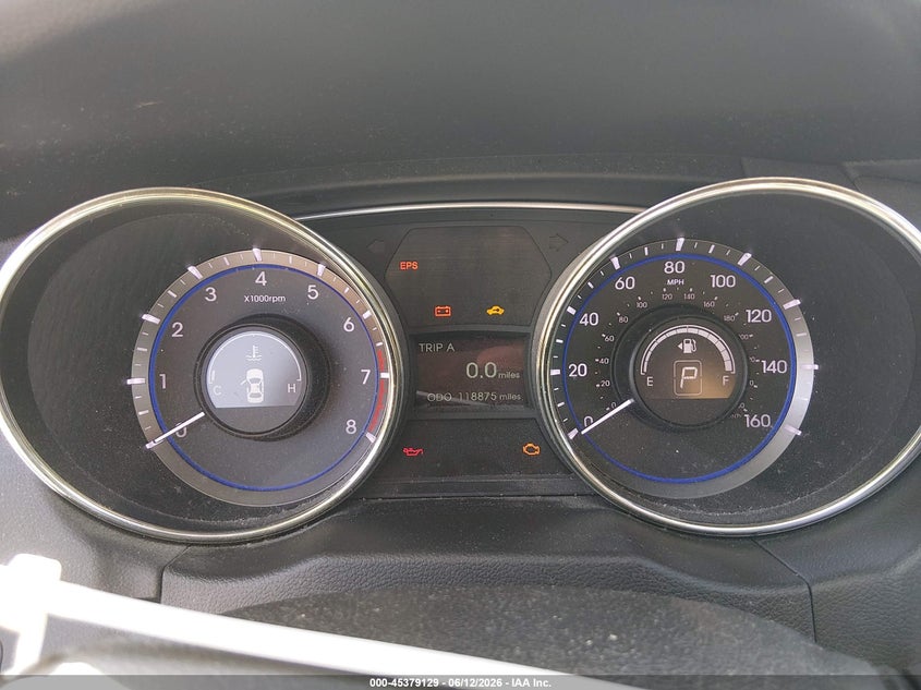 2011 Hyundai Sonata VIN 5NPEC4AC1BH114513 IAAI salvage auction — NORMAL WEAR, Clear (Maryland), sold $650 on 2026-07-16 (photo 7)