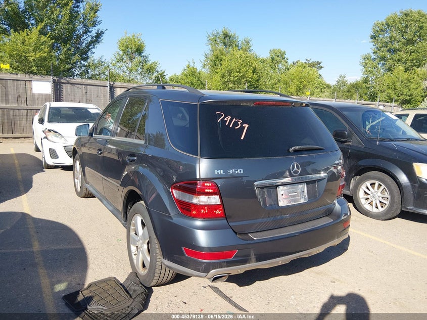 2011 Mercedes-benz Ml-class VIN 4JGBB8GB9BA626227 IAAI salvage auction — NORMAL WEAR, Clear (Colorado), sold $750 on 2026-07-18 (photo 3)