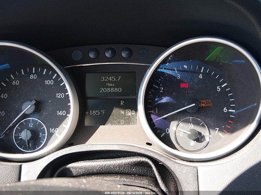 2011 Mercedes-benz Ml-class VIN 4JGBB8GB9BA626227 IAAI salvage auction — NORMAL WEAR, Clear (Colorado), sold $750 on 2026-07-18 (photo 7)