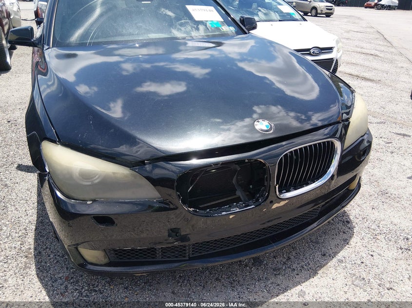 2012 BMW 7 series VIN WBAKC8C59CC435962 IAAI salvage auction — NORMAL WEAR, Repossession Paperwork (South Carolina), sold $375 on 2026-07-08 (photo 6)