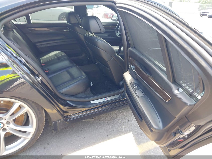 2012 BMW 7 series VIN WBAKC8C59CC435962 IAAI salvage auction — NORMAL WEAR, Repossession Paperwork (South Carolina), sold $375 on 2026-07-08 (photo 8)