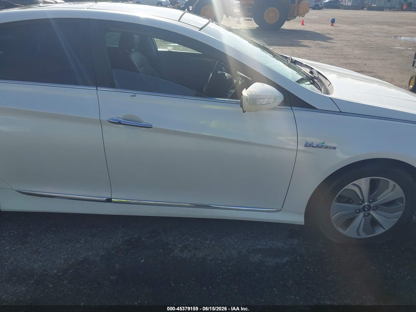 2015 Hyundai Sonata hybrid VIN KMHEC4A48FA122738 IAAI salvage auction — RIGHT SIDE, Clear (Florida), sold $700 on 2026-07-28 (photo 6)