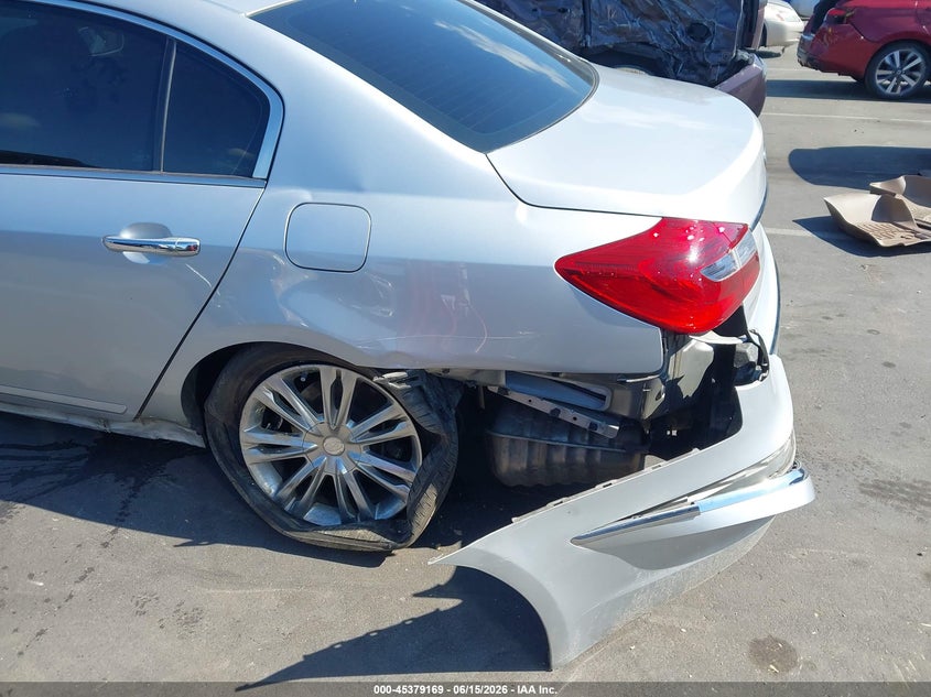 2014 Hyundai Genesis VIN KMHGC4DDXEU263926 IAAI salvage auction — LEFT REAR, Salvage (Idaho), sold $500 on 2026-07-15 (photo 6)