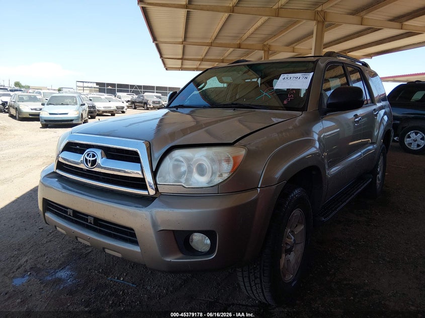 2006 Toyota 4runner VIN JTEZU14R568063501 IAAI salvage auction — FRONT END, Clear (Arizona), sold $2,100 on 2026-07-07 (photo 2)