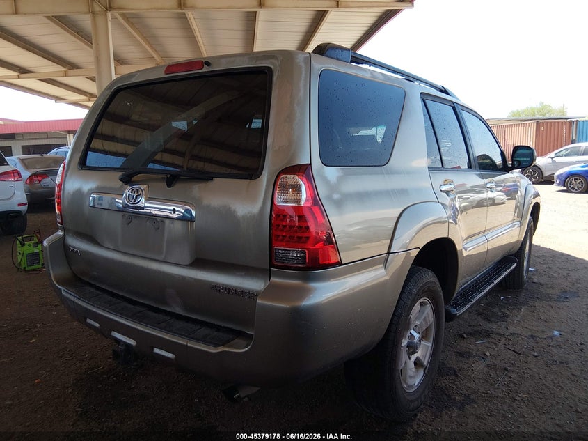 2006 Toyota 4runner VIN JTEZU14R568063501 IAAI salvage auction — FRONT END, Clear (Arizona), sold $2,100 on 2026-07-07 (photo 4)