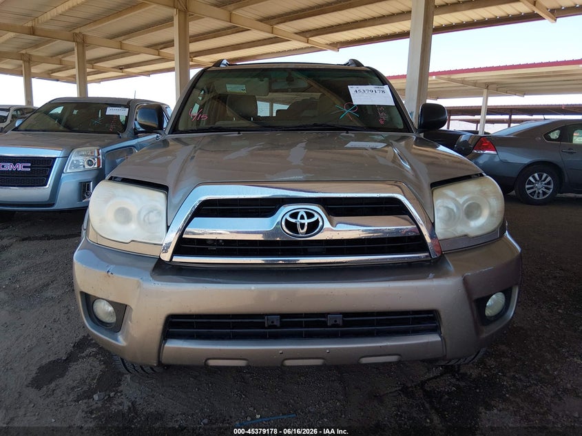 2006 Toyota 4runner VIN JTEZU14R568063501 IAAI salvage auction — FRONT END, Clear (Arizona), sold $2,100 on 2026-07-07 (photo 6)