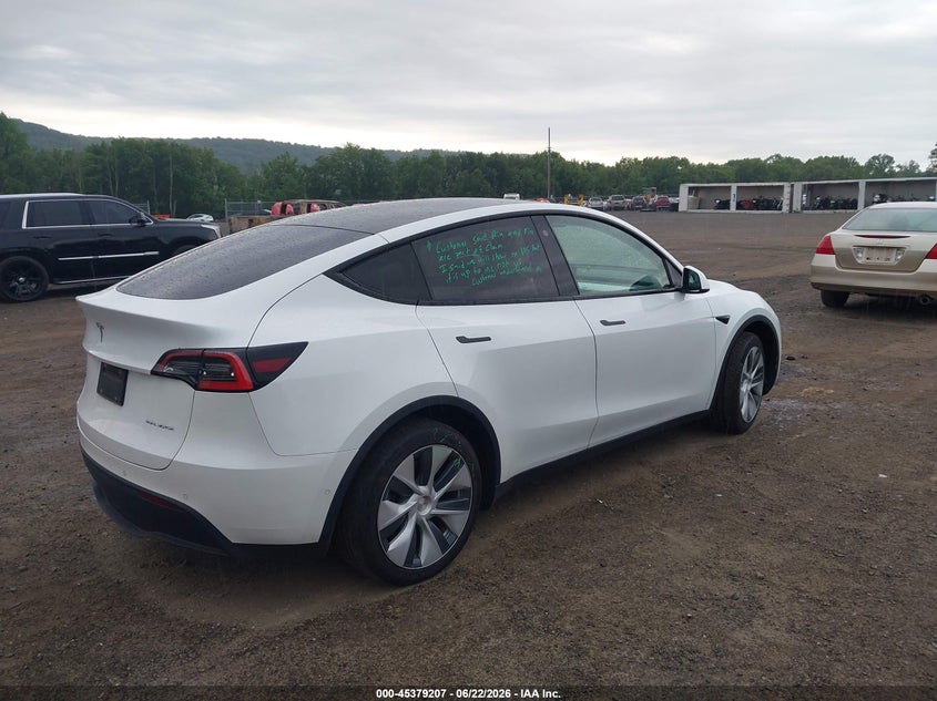 2021 Tesla Model y VIN 5YJYGDEE1MF085125 IAAI salvage auction — LEFT SIDE, Salvage (New Jersey), sold $1,350 on 2026-07-23 (photo 4)