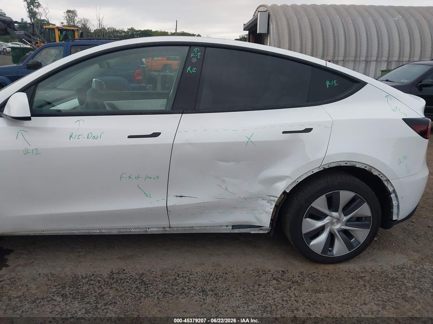 2021 Tesla Model y VIN 5YJYGDEE1MF085125 IAAI salvage auction — LEFT SIDE, Salvage (New Jersey), sold $1,350 on 2026-07-23 (photo 6)