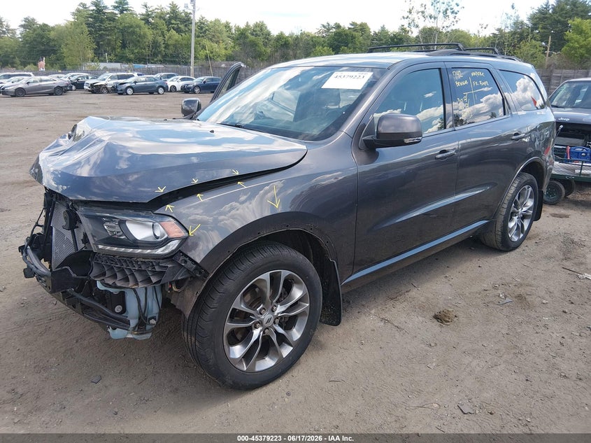 2019 Dodge Durango VIN 1C4RDJDG5KC685655 IAAI salvage auction — FRONT END, Salvage Title, sold $4,650 on 2026-08-02 (photo 2)