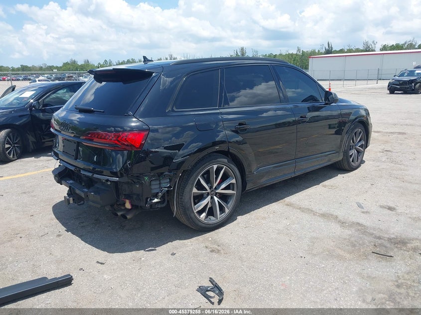 2023 Audi Sq7 VIN WA1VWBF7XPD020273 IAAI salvage auction — REAR END, Wait Title, sold $42,850 on 2026-08-24 (photo 4)