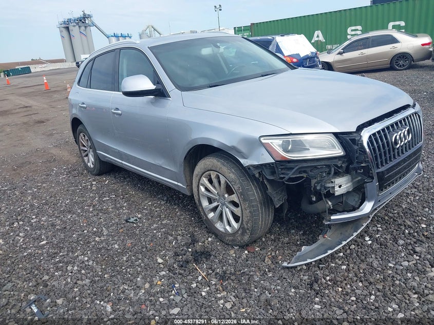 2016 Audi Q5 VIN WA1L2AFP6GA047078 IAAI salvage auction — NORMAL WEAR, Clear (New York), sold $1,000 on 2026-07-21 (photo 1)