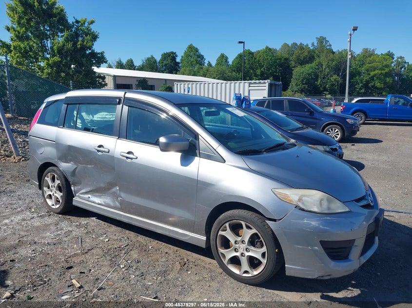 2010 Mazda 5 VIN JM1CR2WL0A0385416 IAAI salvage auction — SIDE, Clear (Virginia), sold $300 on 2026-07-13 (photo 1)