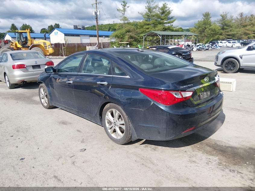 2013 Hyundai Sonata VIN 5NPEC4AC0DH602239 IAAI salvage auction — LEFT SIDE, Salvage (Pennsylvania), sold $1,000 on 2026-07-15 (photo 3)