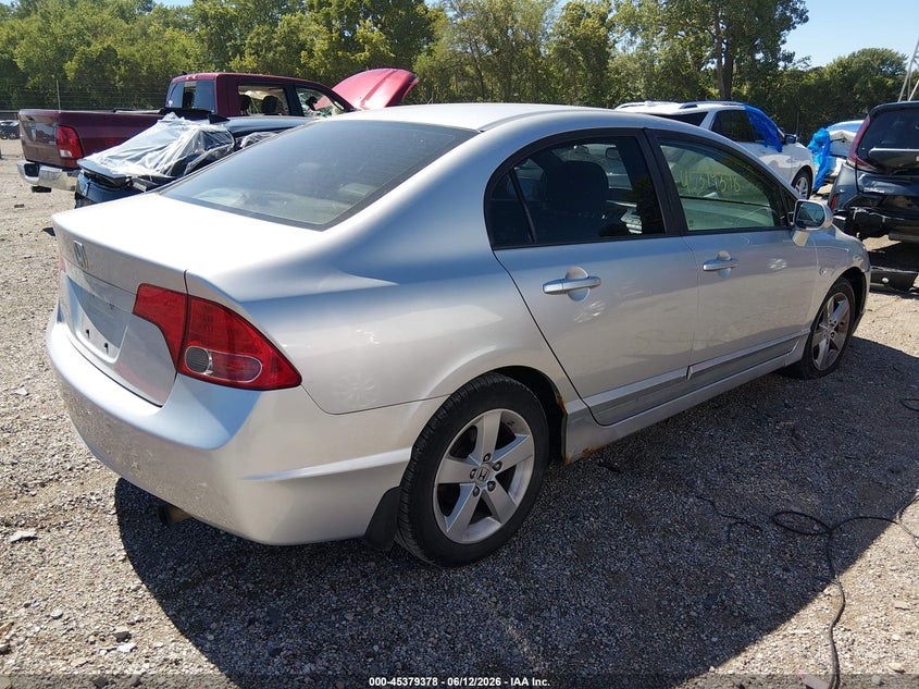2008 Honda Civic VIN 1HGFA16908L076039 IAAI salvage auction — SIDE, Clear (Indiana), sold $625 on 2026-07-24 (photo 4)