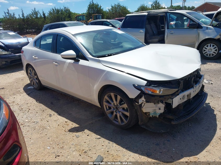 2022 Mazda 3 VIN JM1BPABL2N1501510 IAAI salvage auction — FRONT END, Salvage (North Carolina), sold $3,200 on 2026-07-09 (photo 1)