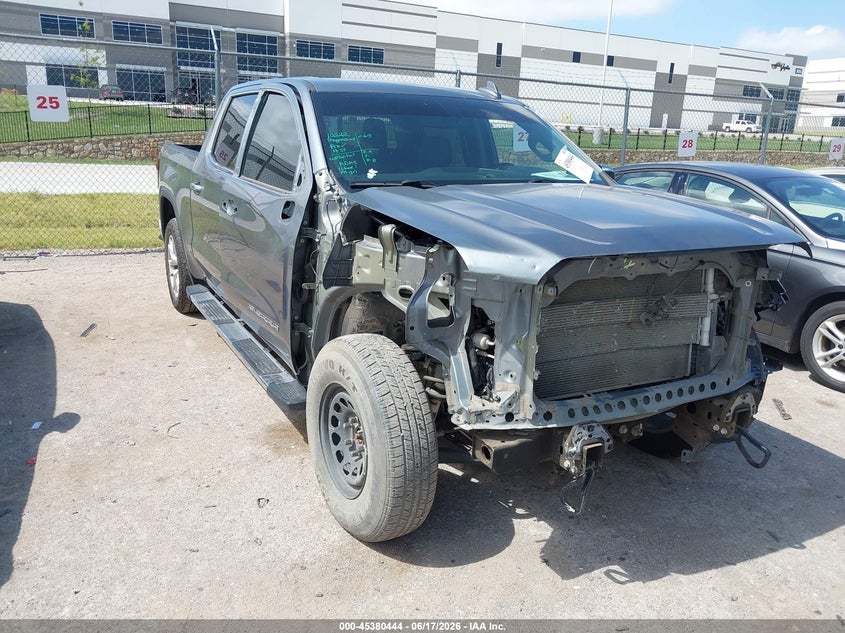 2021 Gmc Sierra 1500 VIN 3GTU9DED3MG247394 IAAI salvage auction — FRONT END, Original (Texas), sold $10,400 on 2026-08-19 (photo 1)
